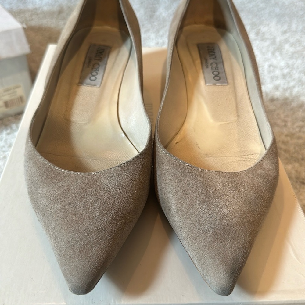 Jimmy Choo Amelia kitten heel size 38.5